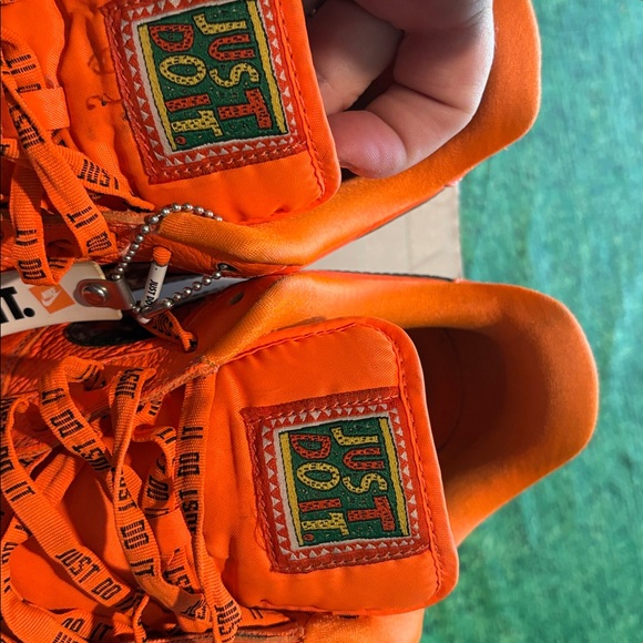 Nike Air Force 1 Low "Just Do It" orange vintage 2007 shoes men’s sz 10 - Picture 12 of 13